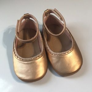 Rose Gold Baby Girl Shoes